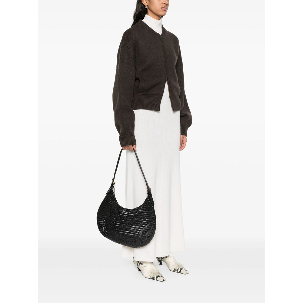 Dragon Diffusion Black Shoulder Bags Women DRAGON DIFFUSION