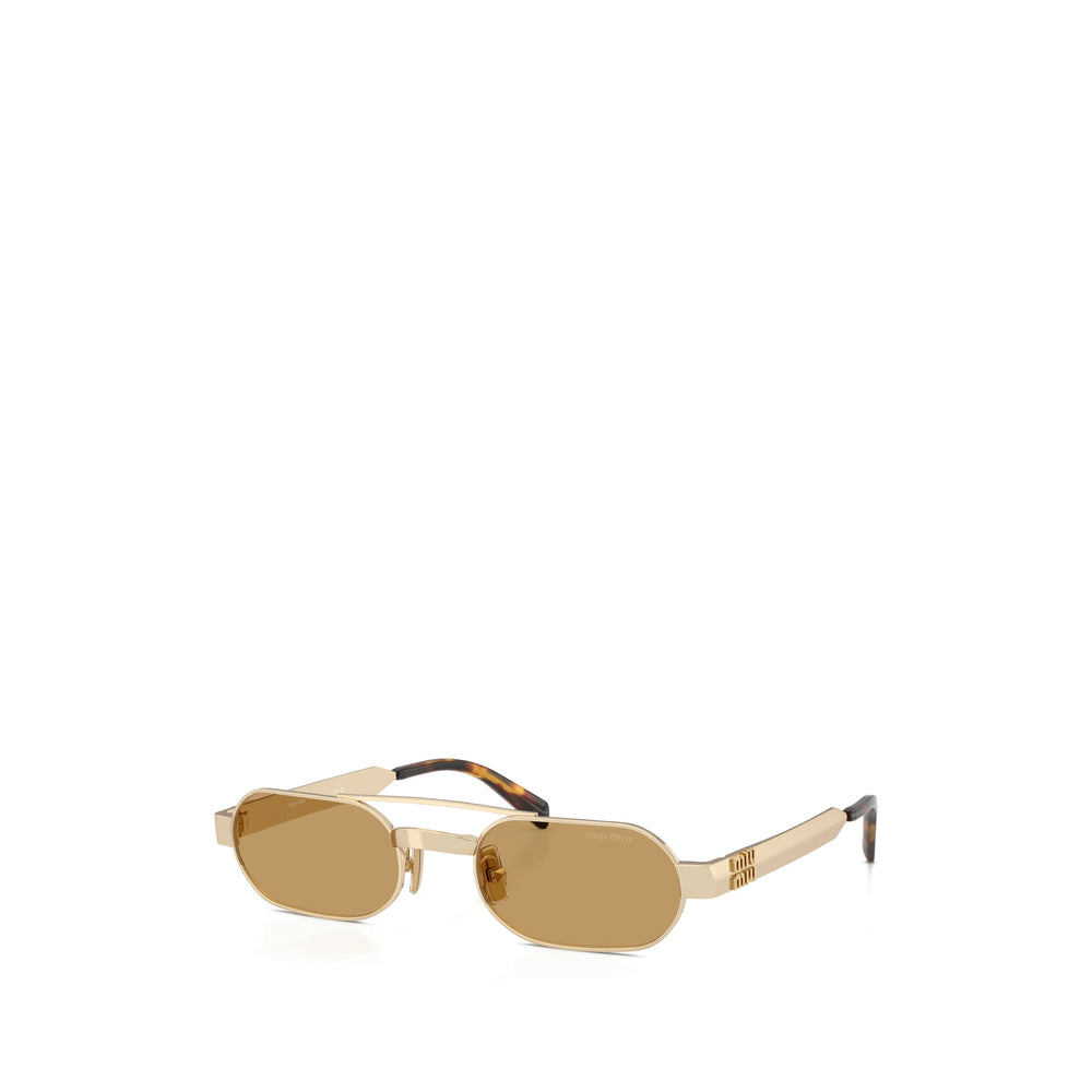 Miu Miu Gold Sunglasses Women MIU MIU