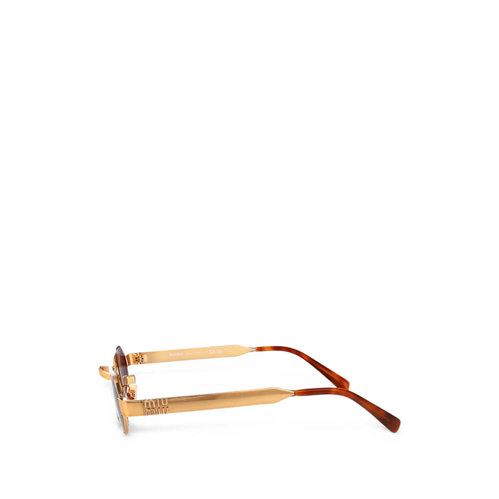 Miu Miu Gold Sunglasses Women