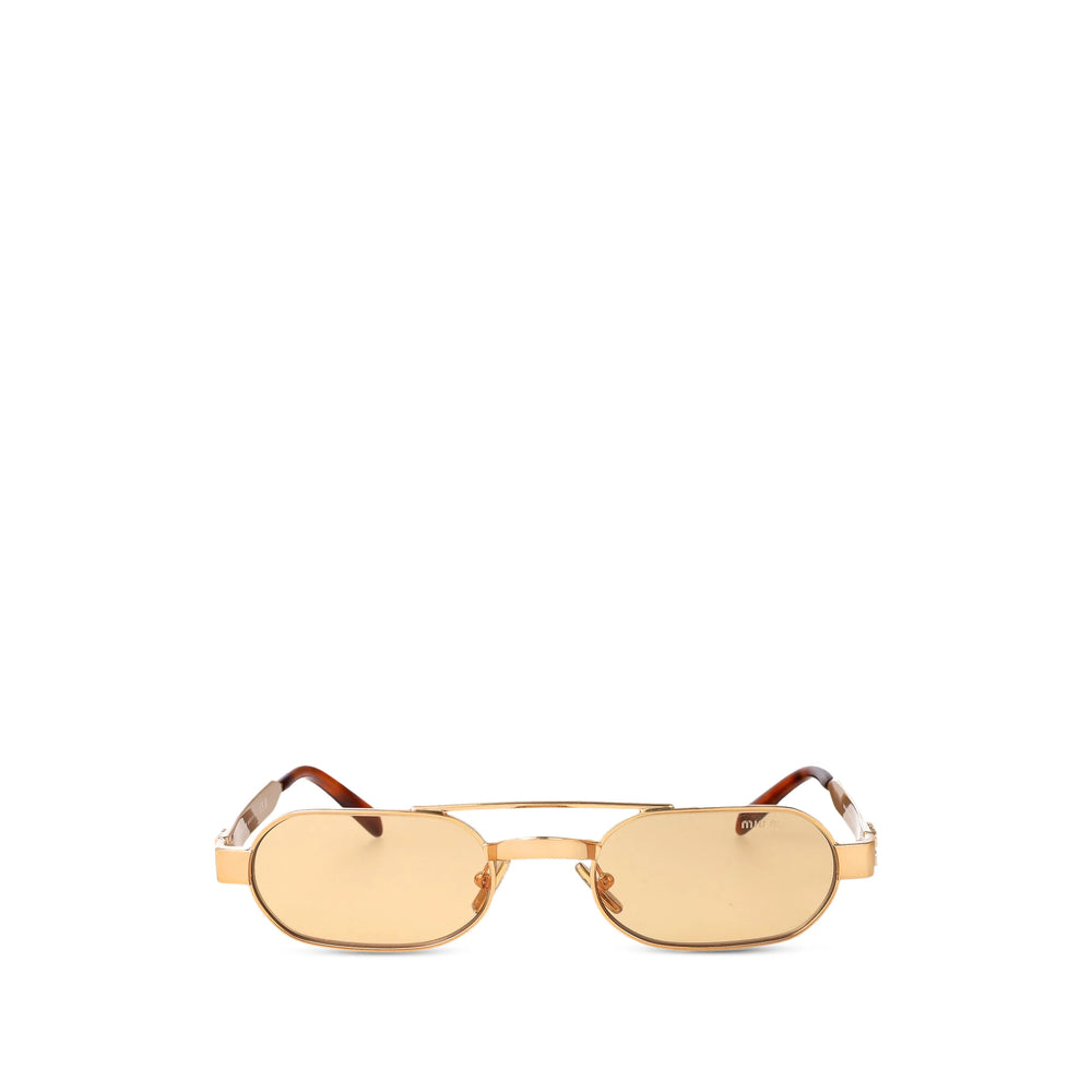 Miu Miu Gold Sunglasses Women MIU MIU