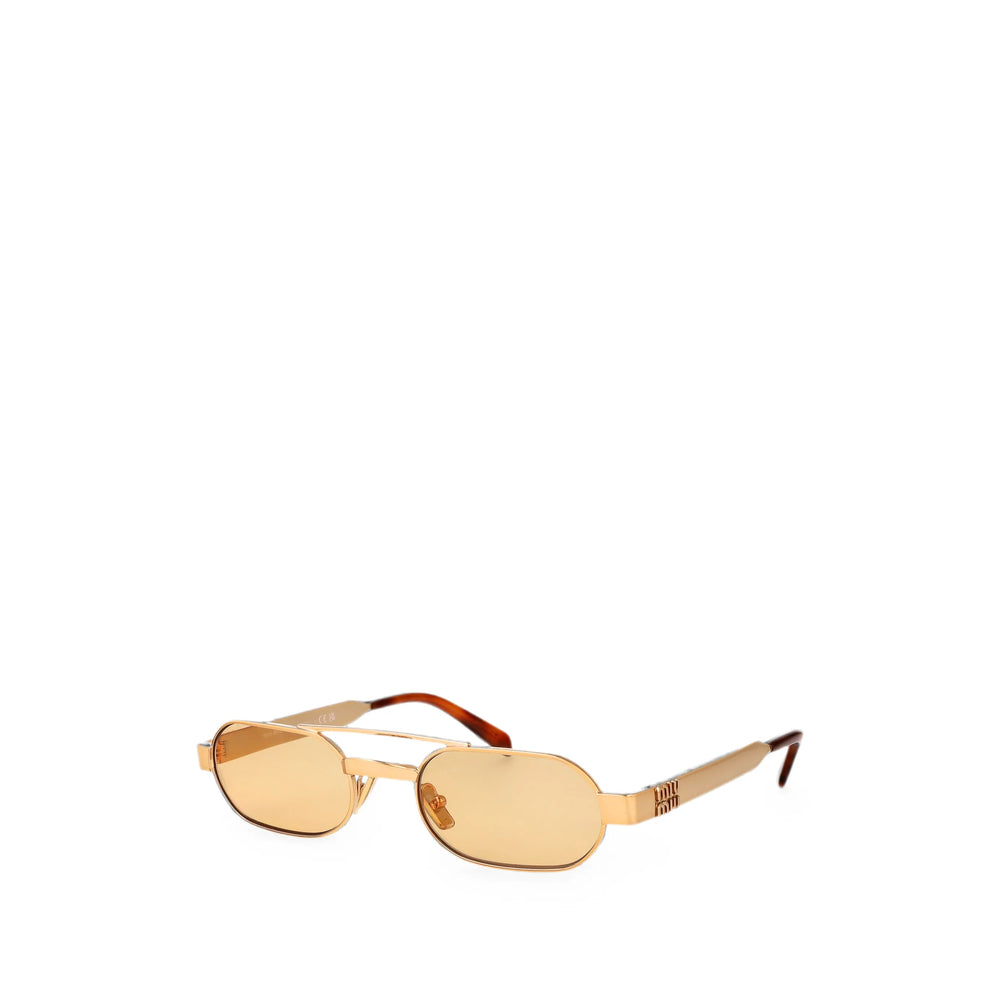 Miu Miu Gold Sunglasses Women MIU MIU