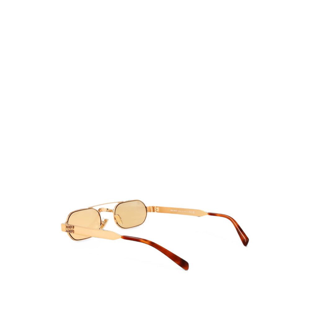 Miu Miu Gold Sunglasses Women MIU MIU