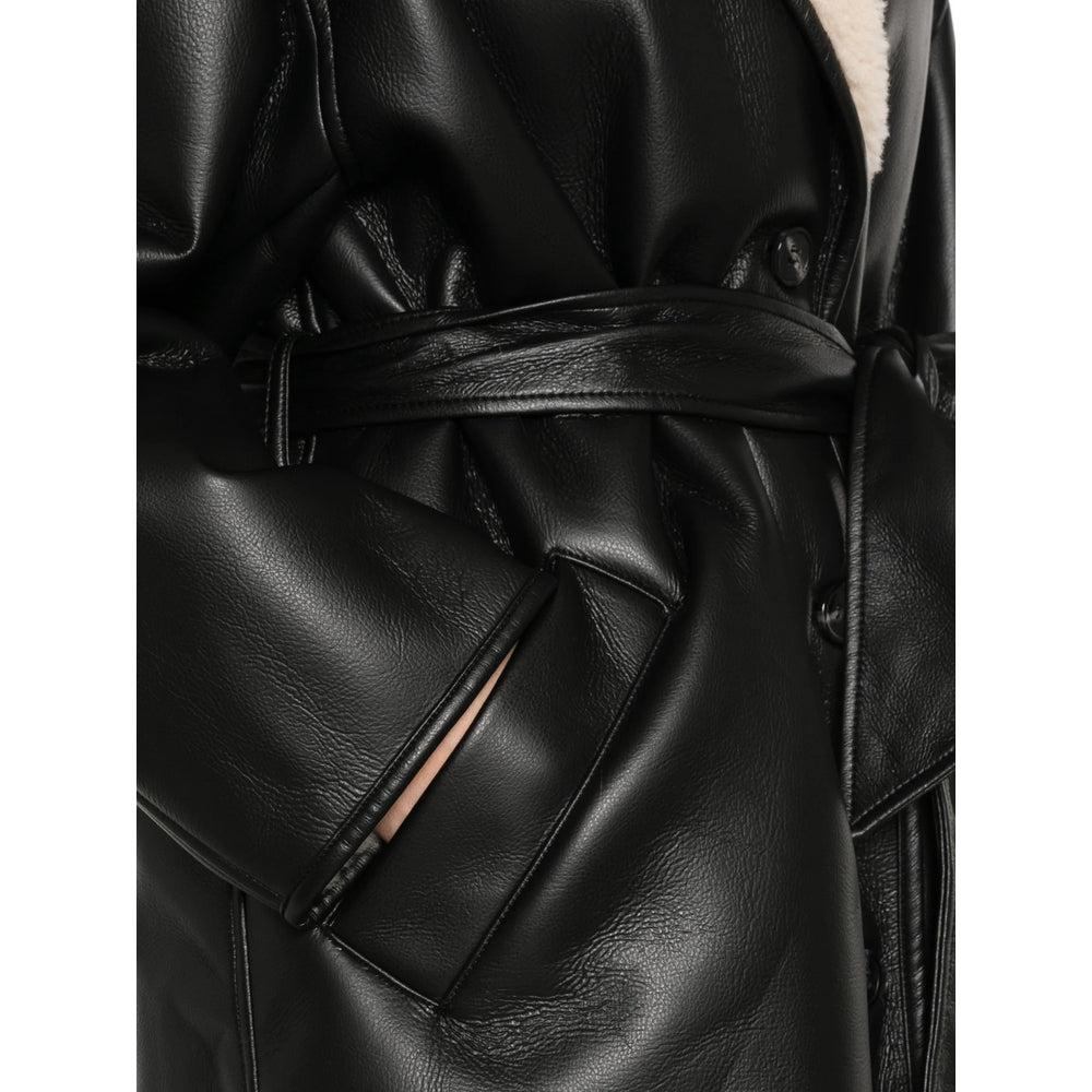 Stand Black Jackets - Faux Fur & Shearling Jackets Women STAND STUDIO