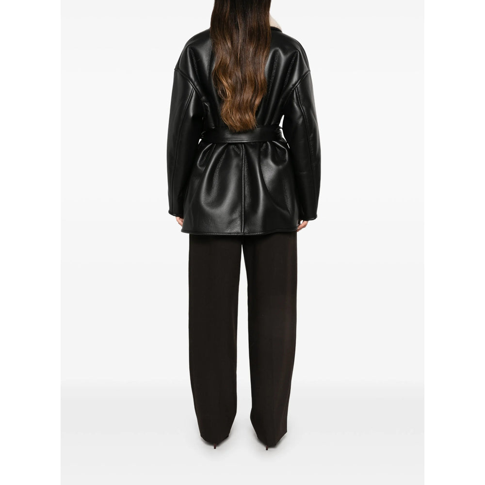 Stand Black Jackets - Faux Fur & Shearling Jackets Women STAND STUDIO
