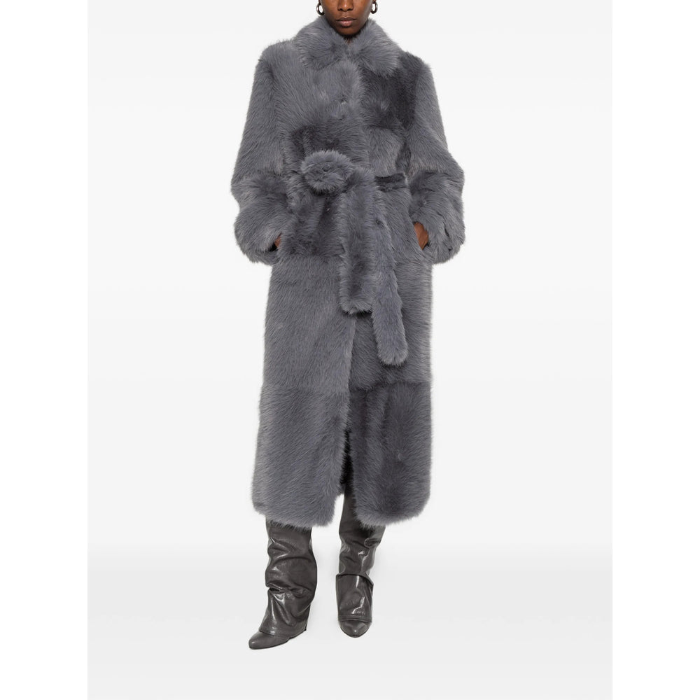 Stand Blue Coats - Faux Fur Coats Women STAND STUDIO