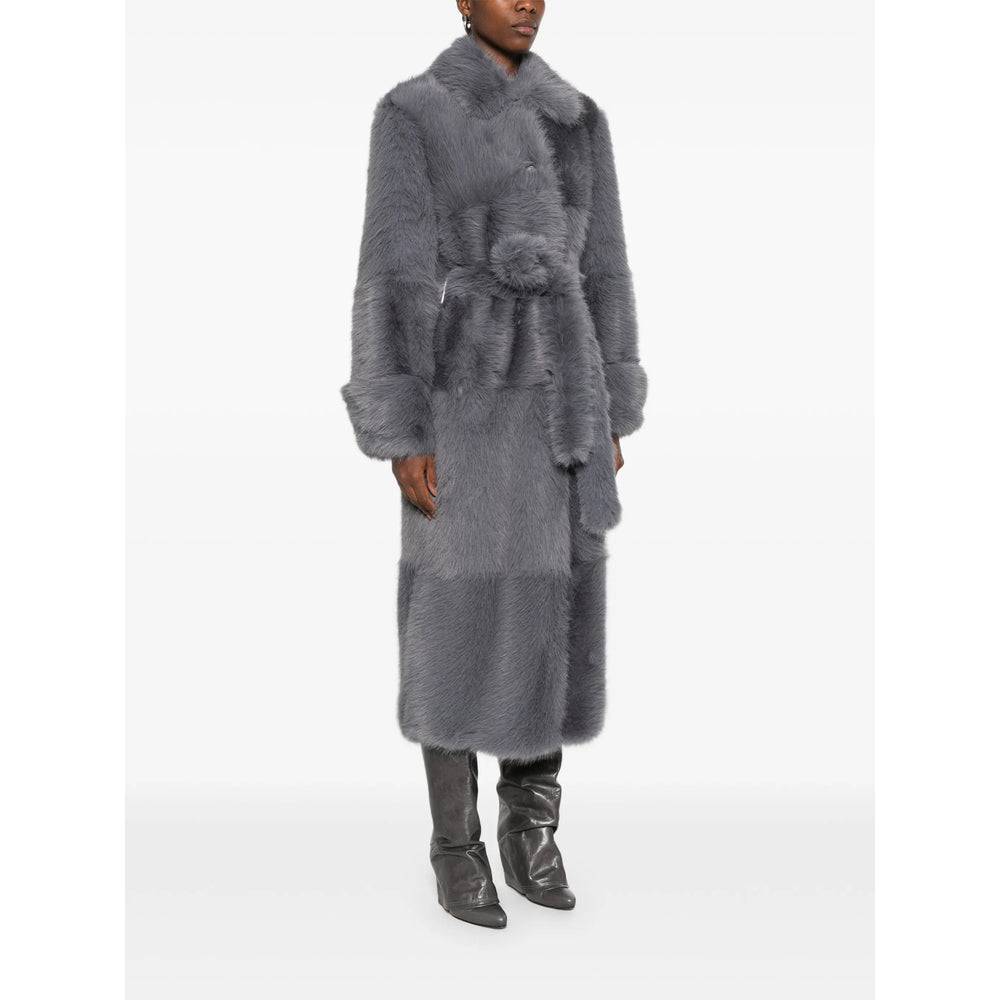Stand Blue Coats - Faux Fur Coats Women STAND STUDIO