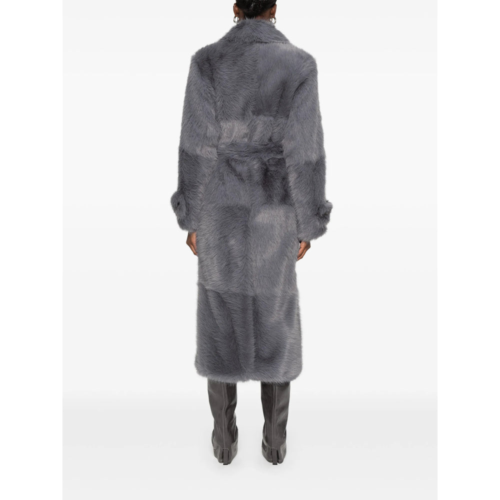 Stand Blue Coats - Faux Fur Coats Women STAND STUDIO