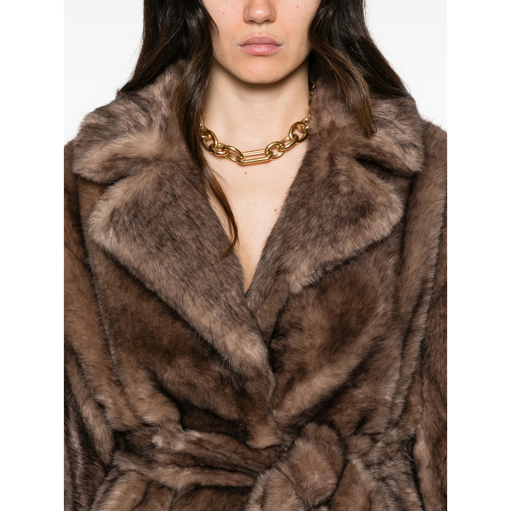 Stand Brown Jackets - Faux Fur & Shearling Jackets Women STAND STUDIO