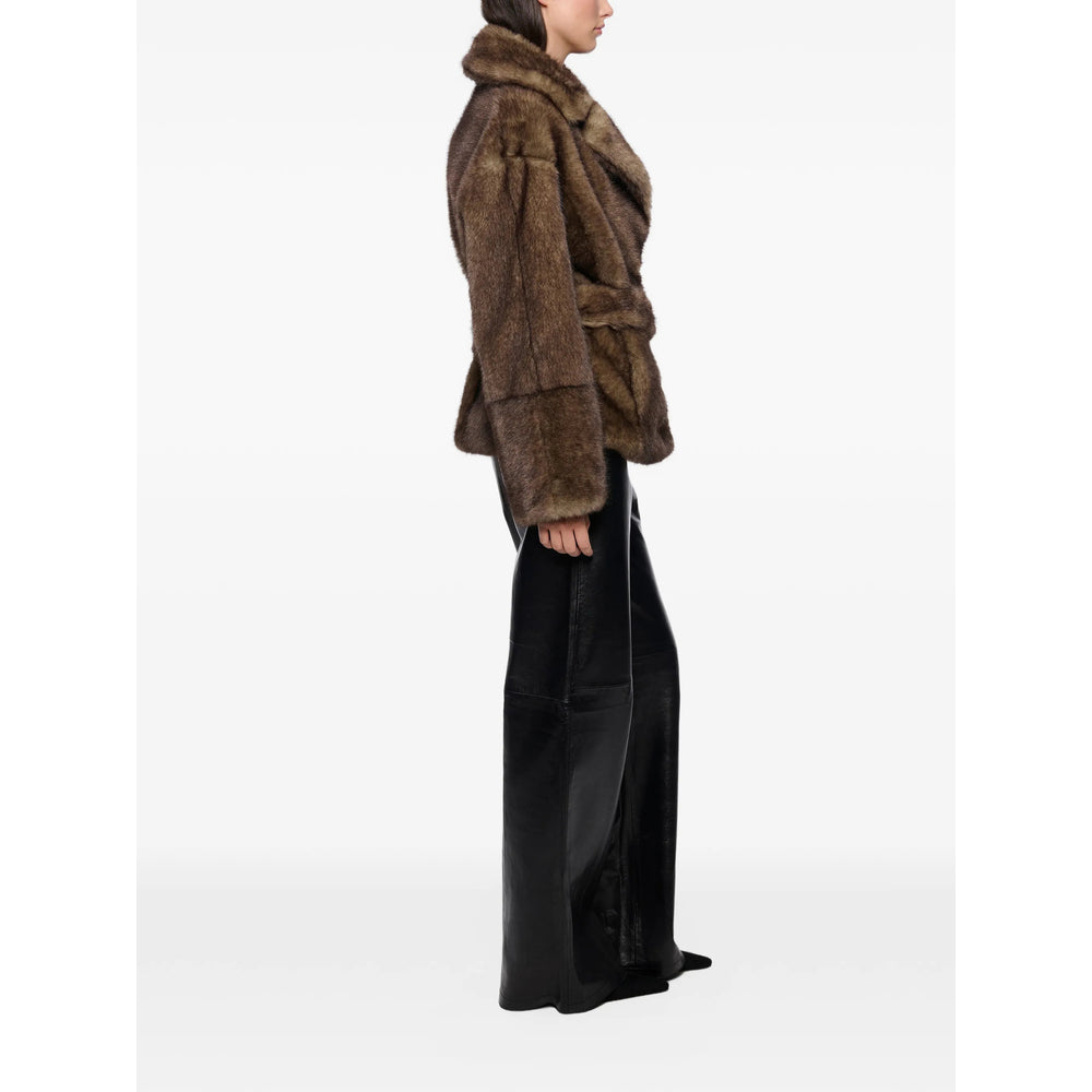 Stand Brown Jackets - Faux Fur & Shearling Jackets Women STAND STUDIO