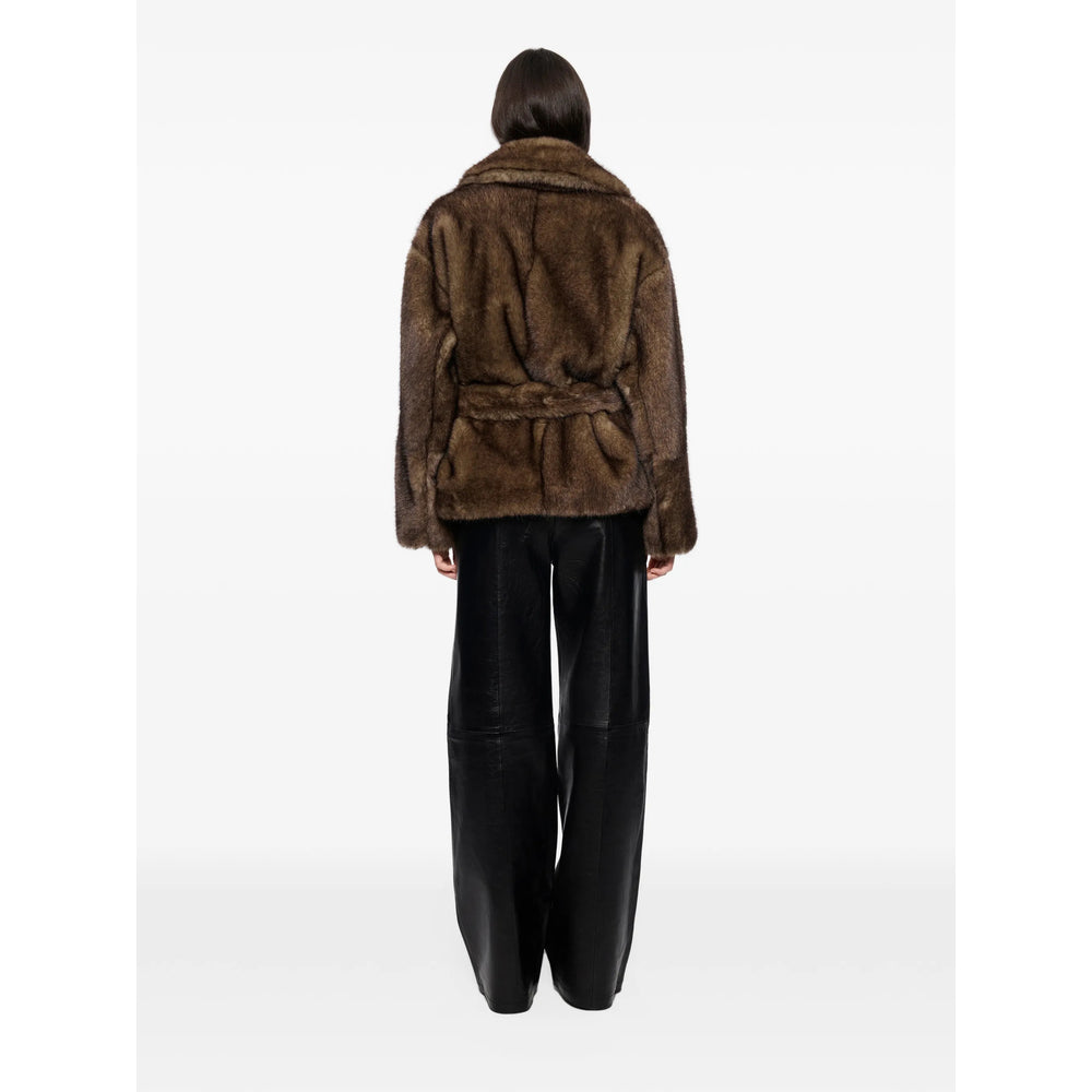 Stand Brown Jackets - Faux Fur & Shearling Jackets Women STAND STUDIO