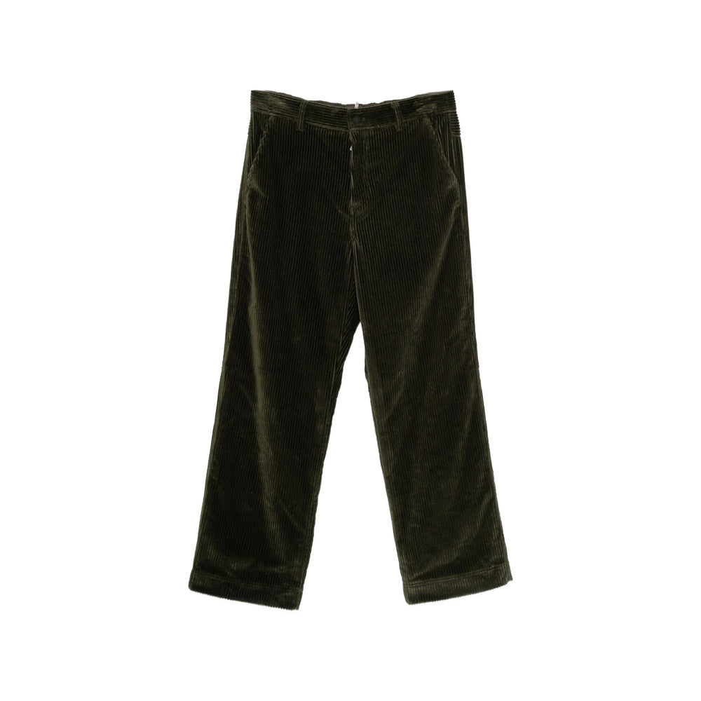 Moncler Grenoble Green Trousers - Regular & Straight-Leg Trousers Men MONCLER GRENOBLE