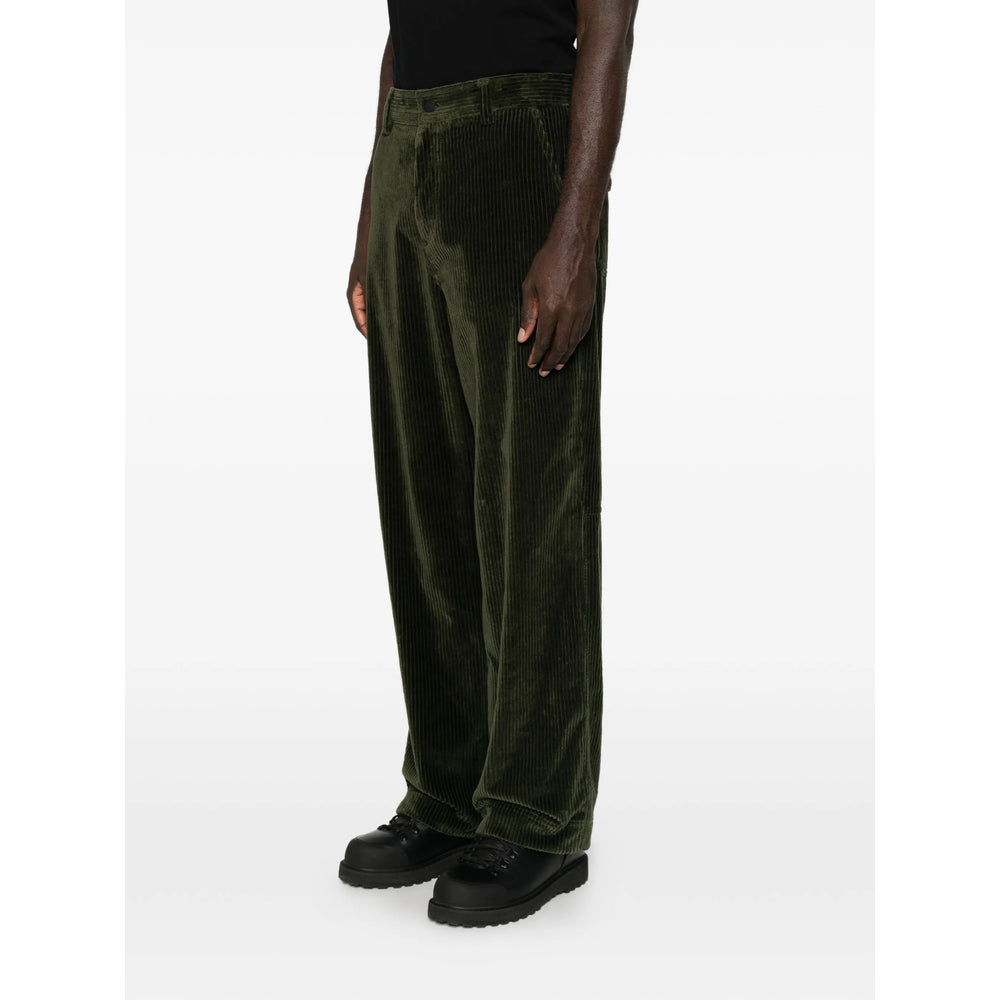 Moncler Grenoble Green Trousers - Regular & Straight-Leg Trousers Men MONCLER GRENOBLE