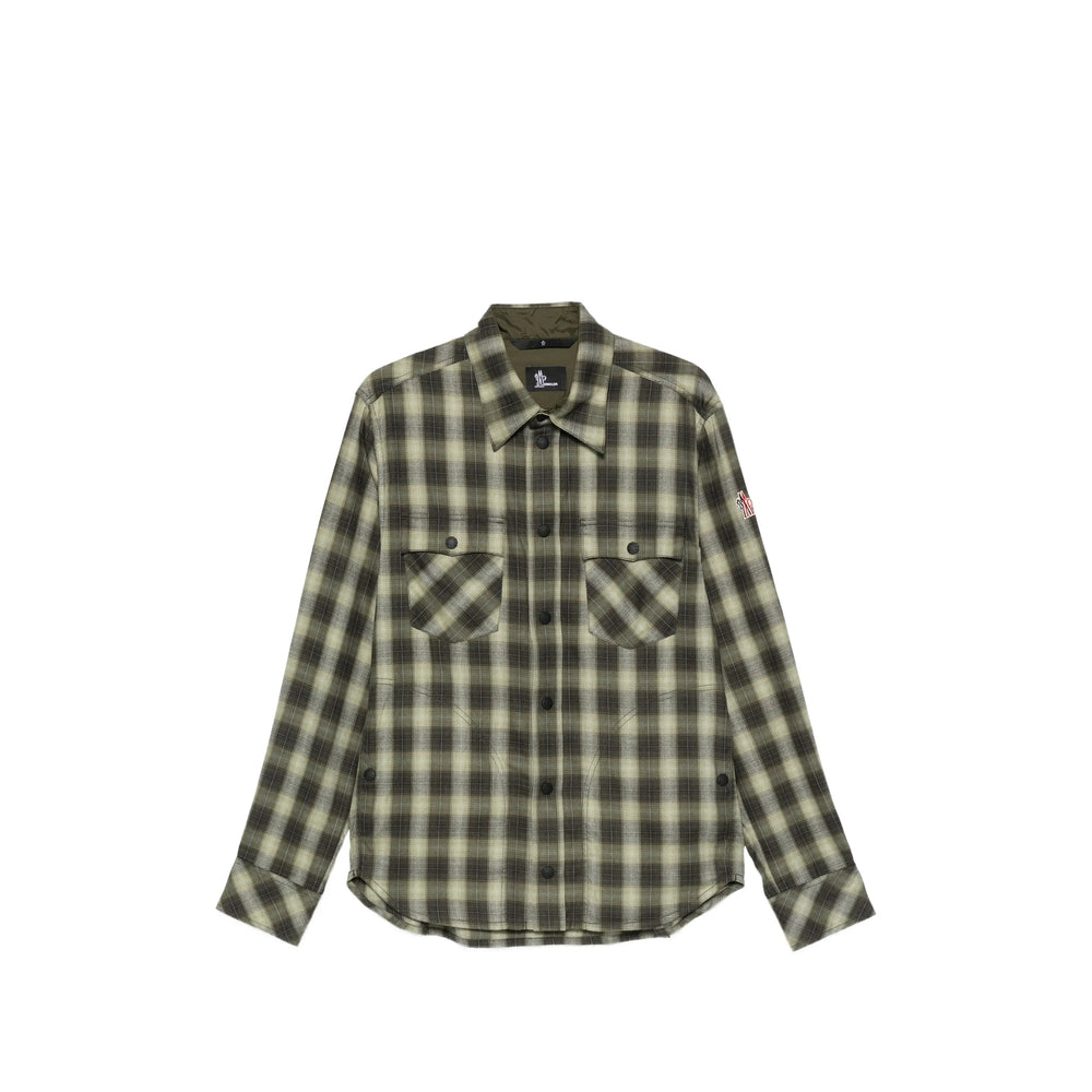 Moncler Grenoble Green Shirts Men MONCLER GRENOBLE