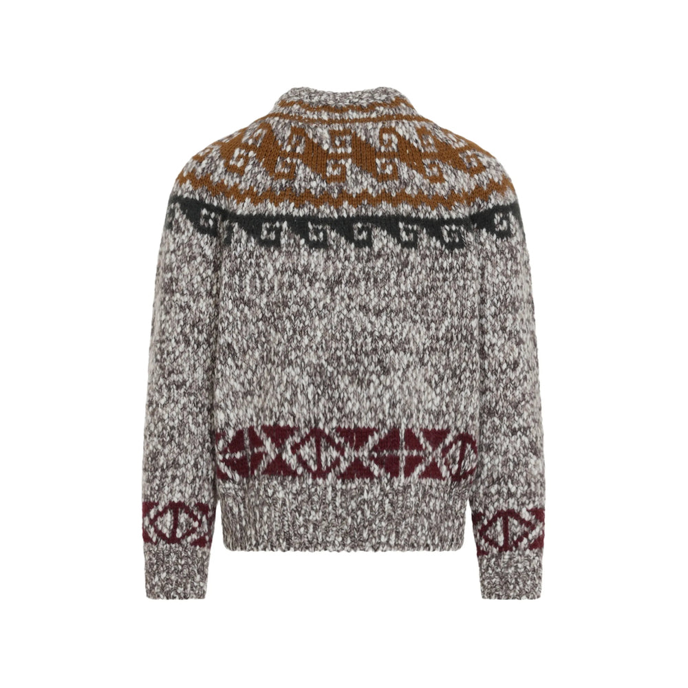 Moncler Grenoble Brown Sweaters & Knitwear - Jumpers Men MONCLER GRENOBLE