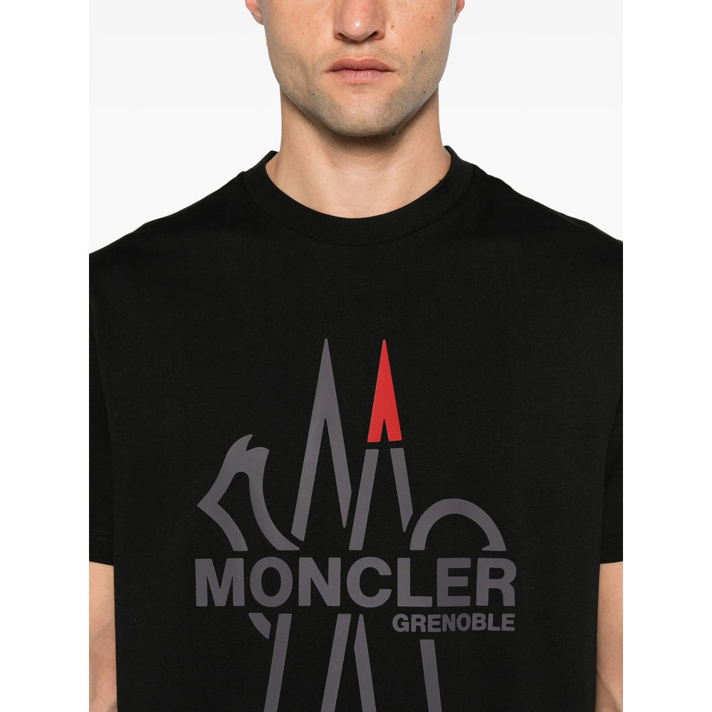 Moncler Grenoble Black T-Shirts & Vests - T-Shirts Men MONCLER GRENOBLE