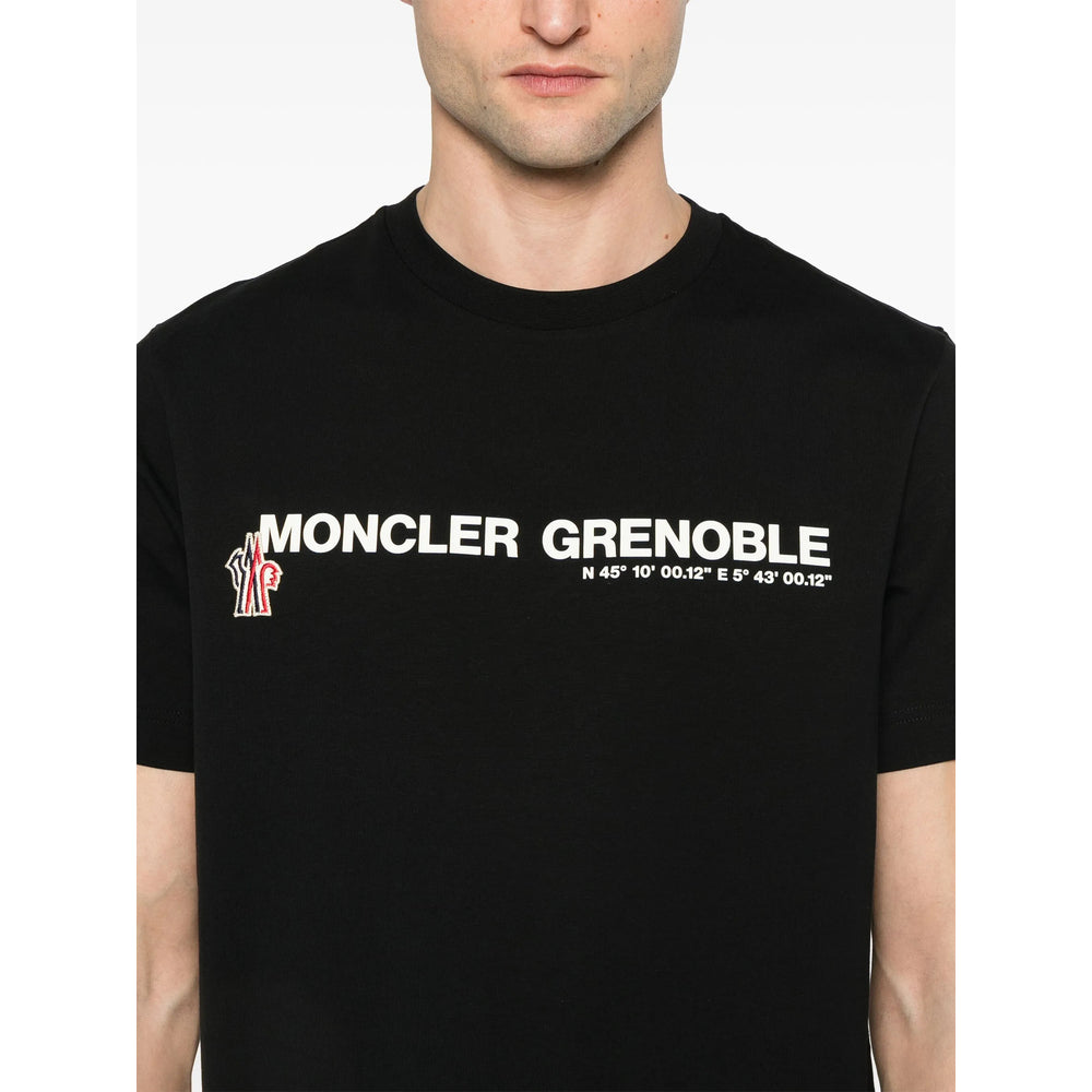 Moncler Grenoble Black T-Shirts & Vests - T-Shirts Men MONCLER GRENOBLE