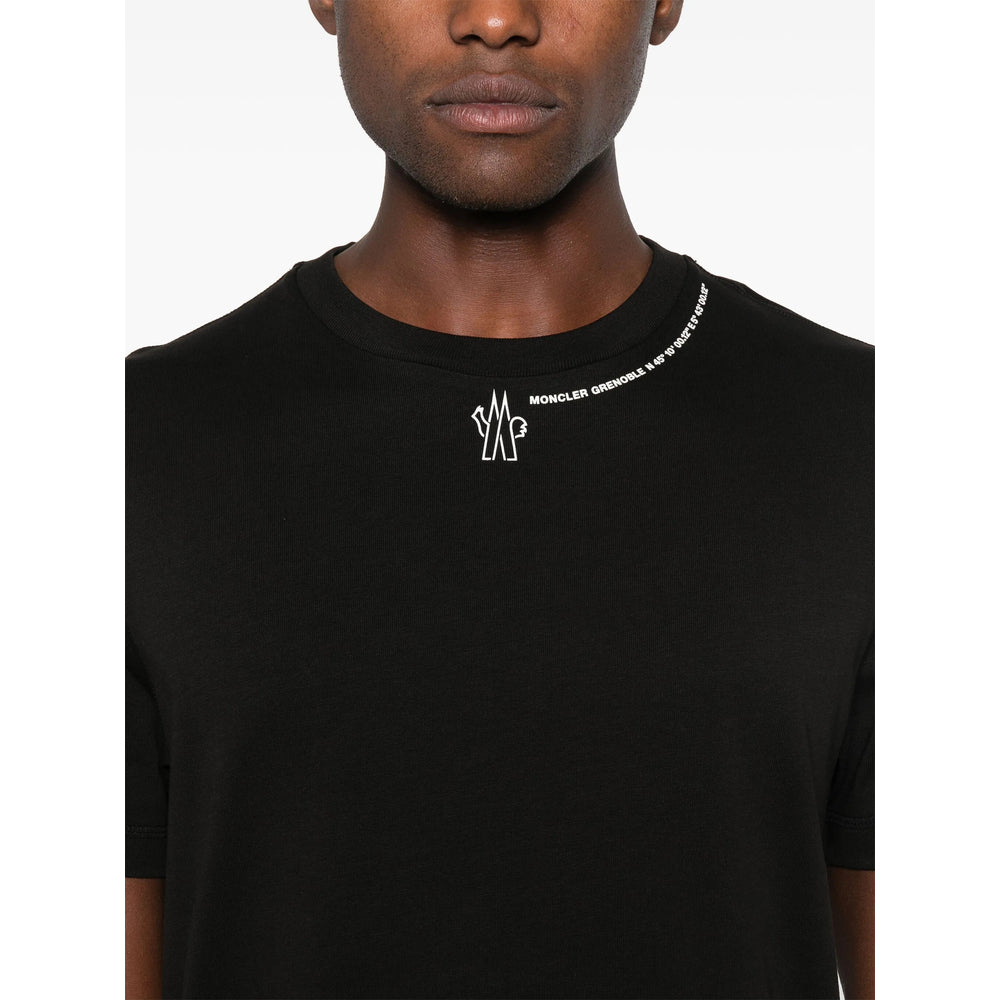 Moncler Grenoble Black T-Shirts & Vests - T-Shirts Men MONCLER GRENOBLE