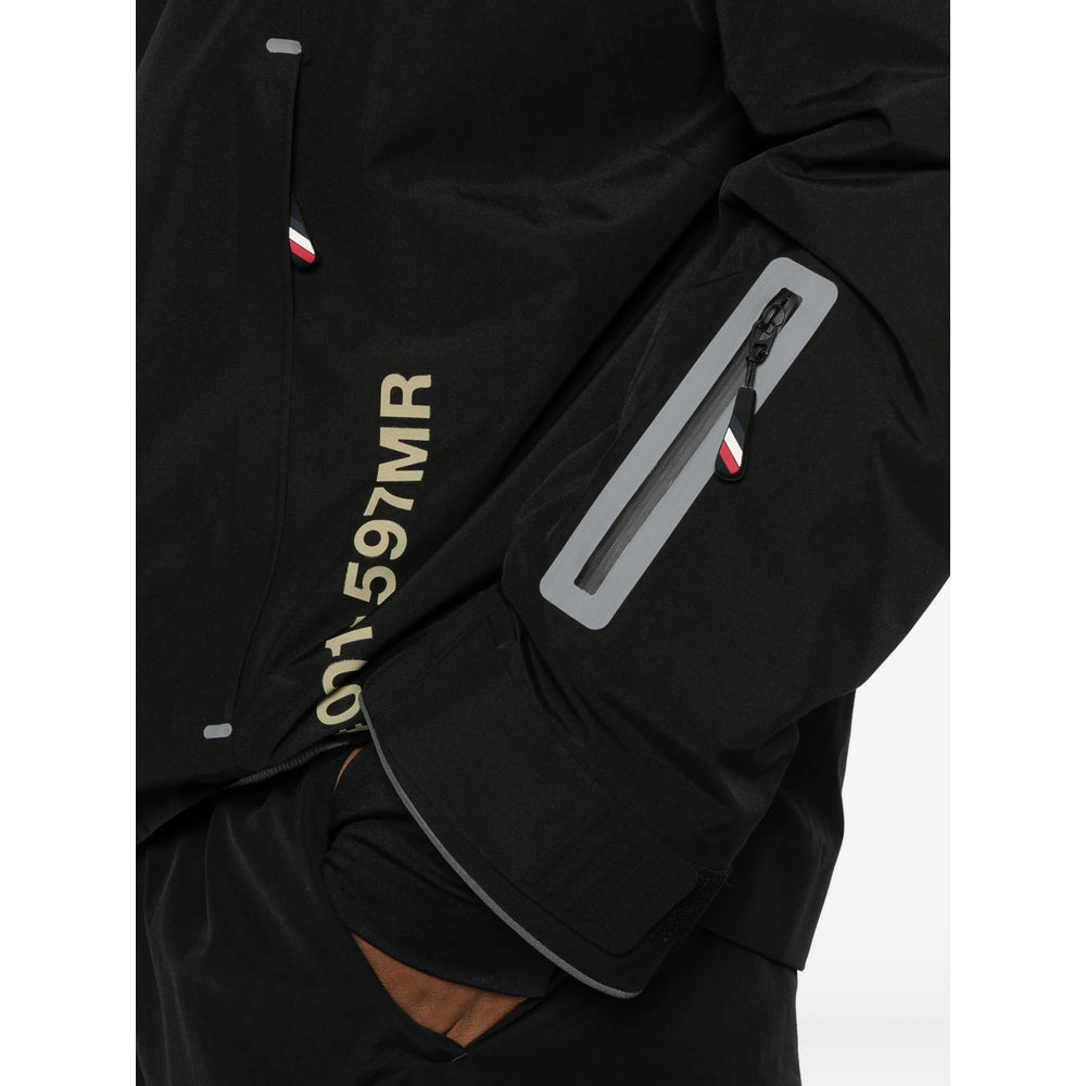 Moncler Grenoble Black Skiwear - Ski Jackets Men MONCLER GRENOBLE