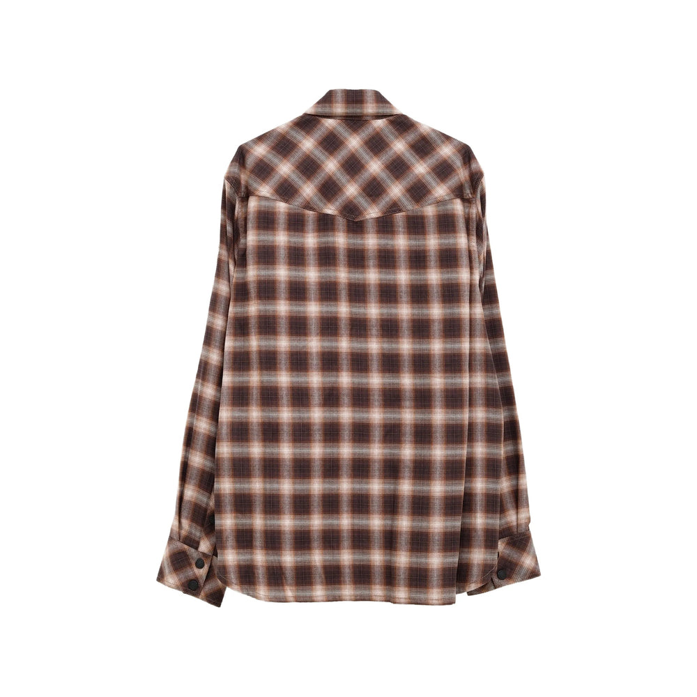 Moncler Grenoble Brown Shirts Men MONCLER GRENOBLE