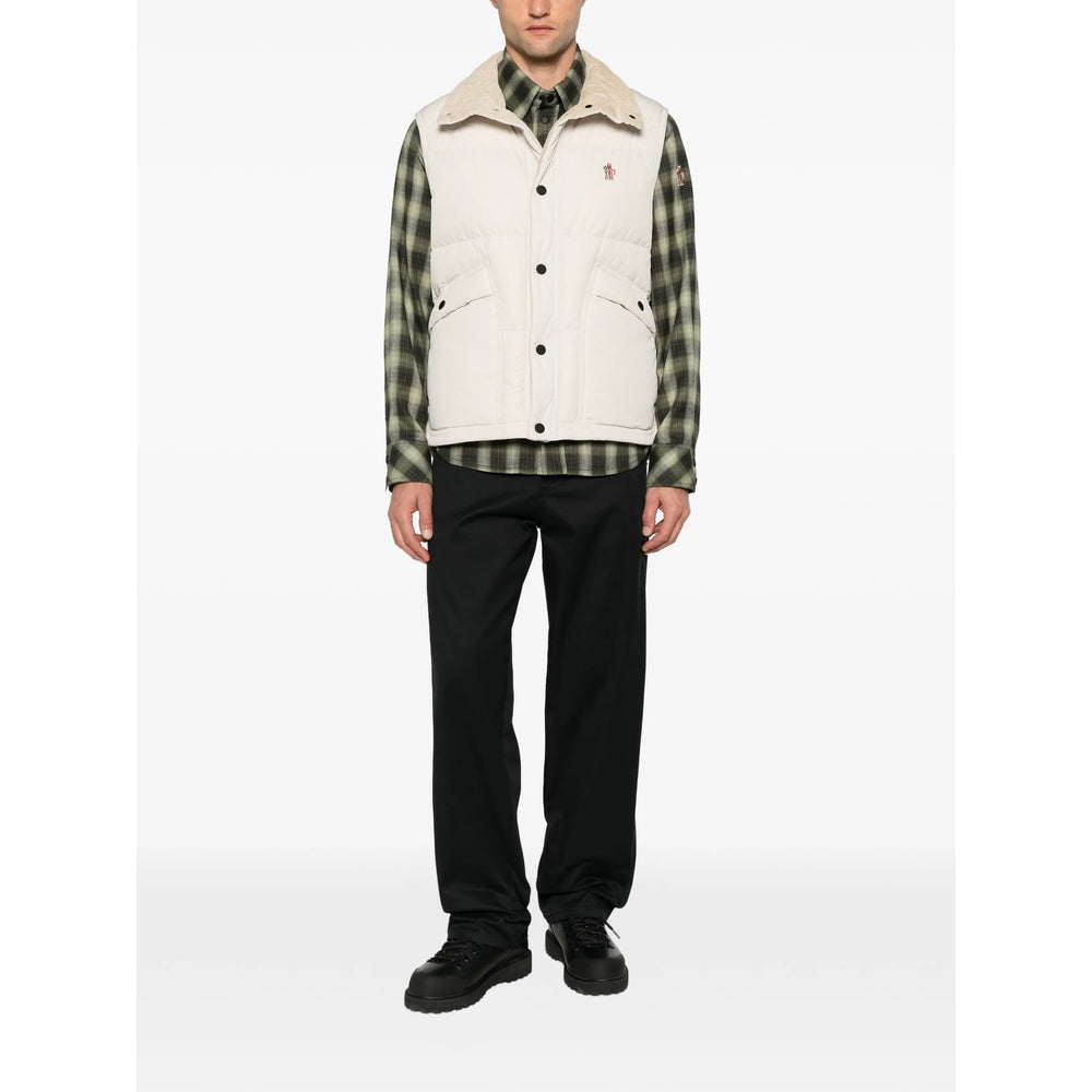 Moncler Grenoble Neutrals Jackets - Waistcoats & Gilets Men MONCLER GRENOBLE