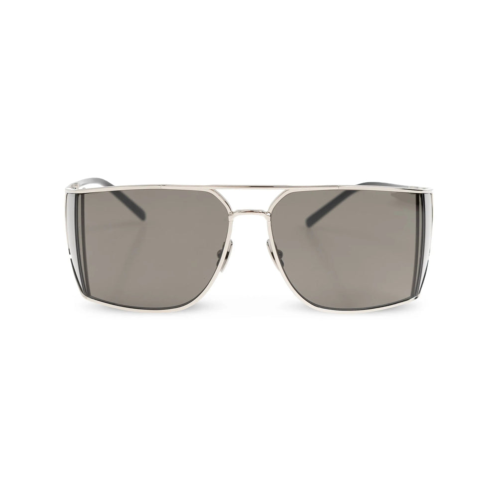 Saint Laurent Silver Sunglasses Men SAINT LAURENT