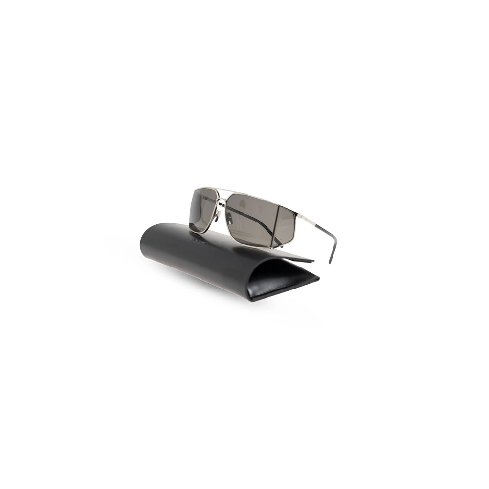 Saint Laurent Silver Sunglasses Men SAINT LAURENT