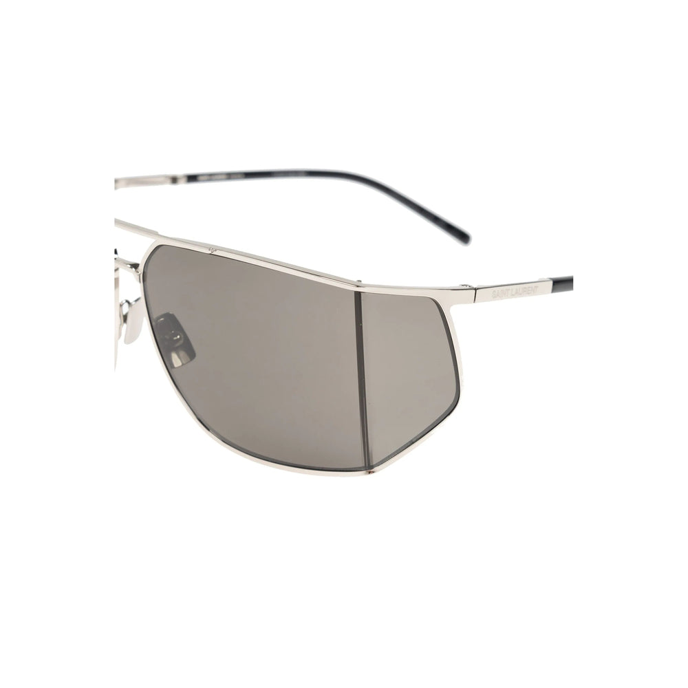 Saint Laurent Silver Sunglasses Men SAINT LAURENT