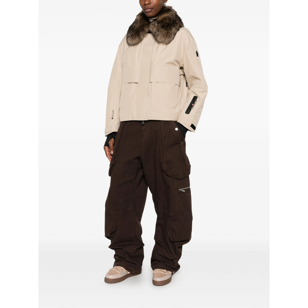 Moncler Grenoble Neutrals Jackets - Faux Fur & Shearling Jackets Women MONCLER GRENOBLE