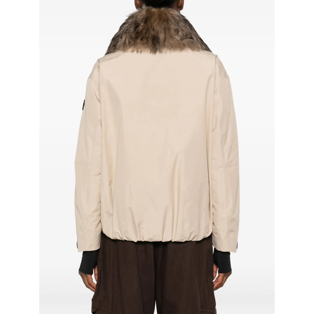 Moncler Grenoble Neutrals Jackets - Faux Fur & Shearling Jackets Women MONCLER GRENOBLE
