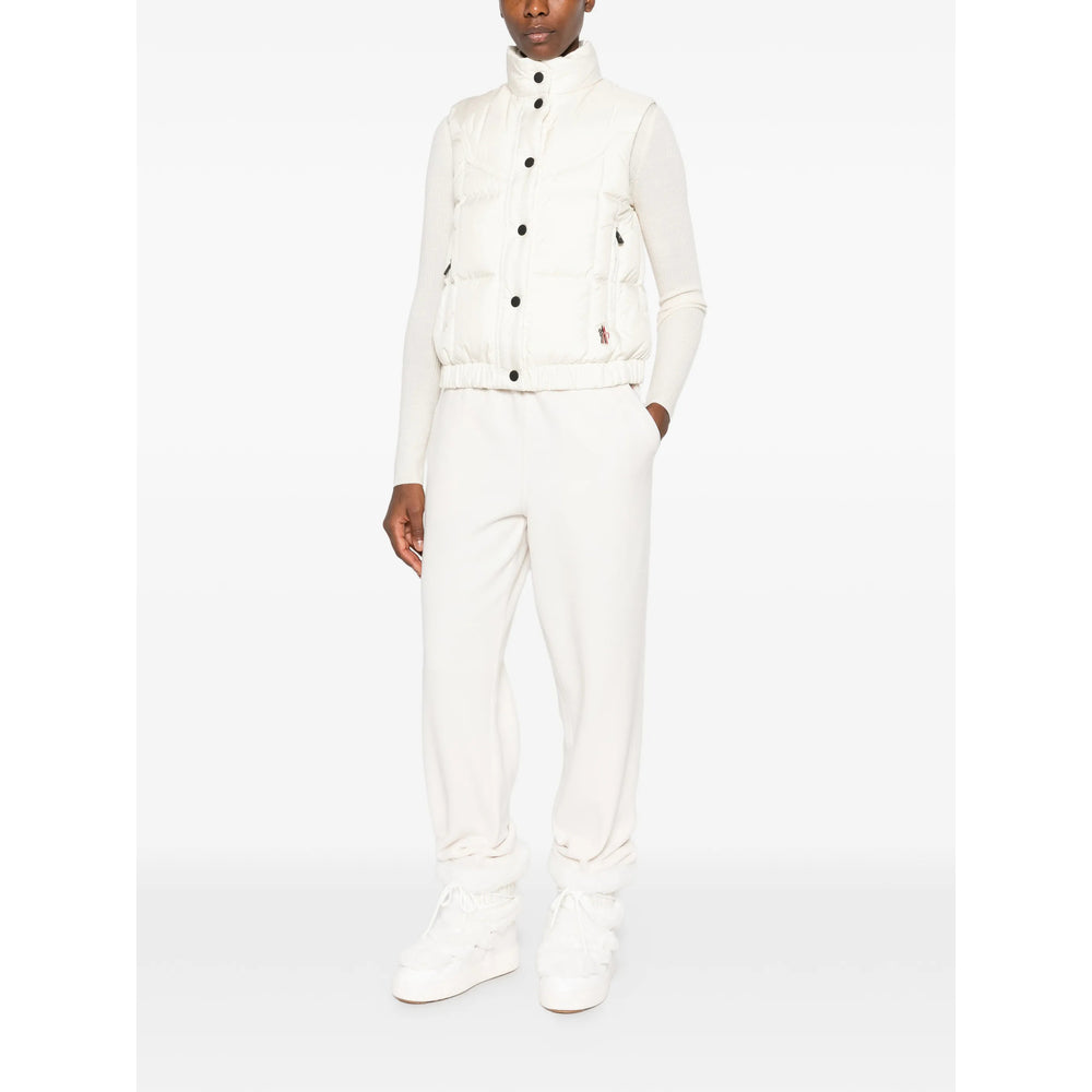 Moncler Grenoble White Jackets - Waistcoat & Gilets Women MONCLER GRENOBLE