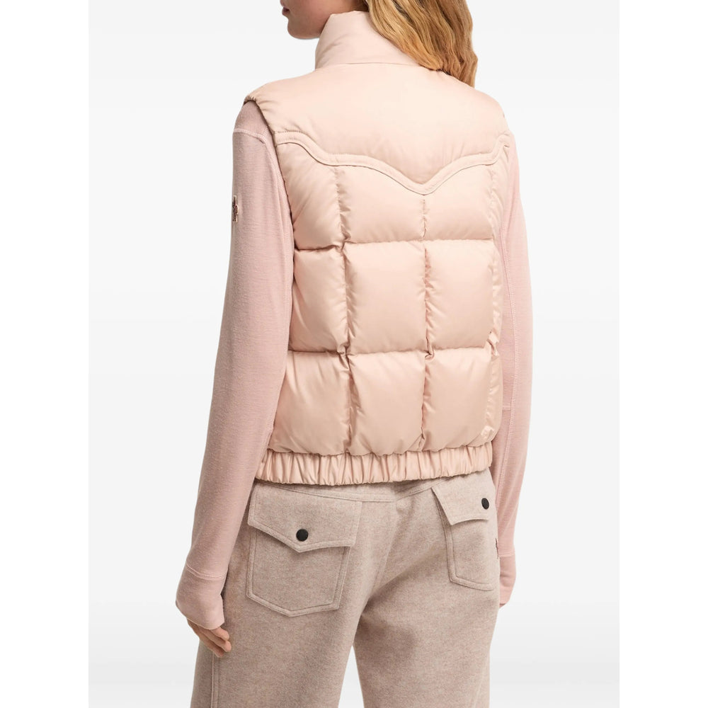 Moncler Grenoble Pink Jackets - Waistcoat & Gilets Women MONCLER GRENOBLE