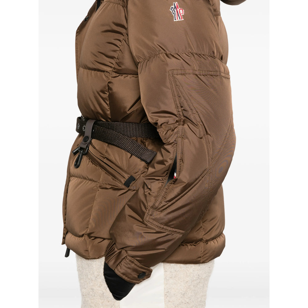 Moncler Grenoble Brown Jackets - Puffer Jackets Women MONCLER GRENOBLE