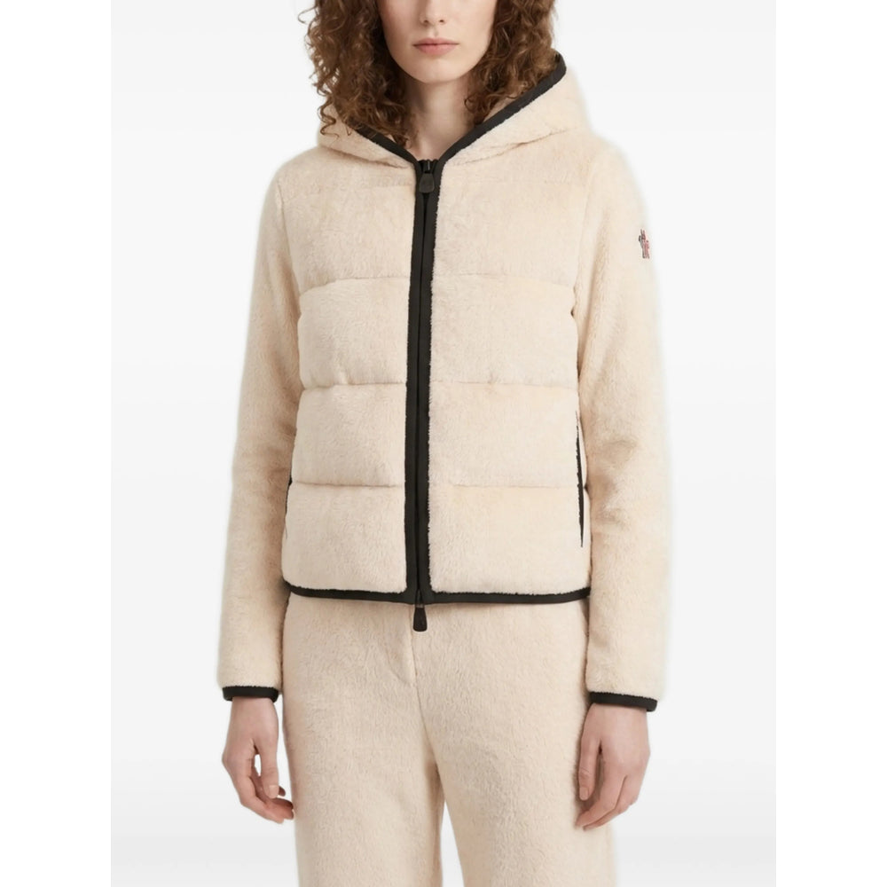 Moncler Grenoble Neutrals Jackets - Puffer Jackets Women MONCLER GRENOBLE