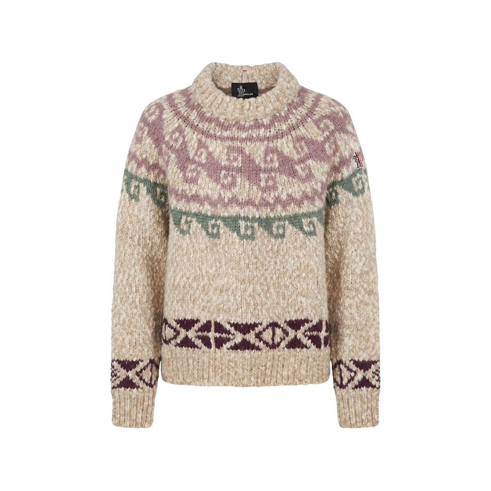 Moncler Grenoble Neutrals Knitwear - Jumpers Women MONCLER GRENOBLE