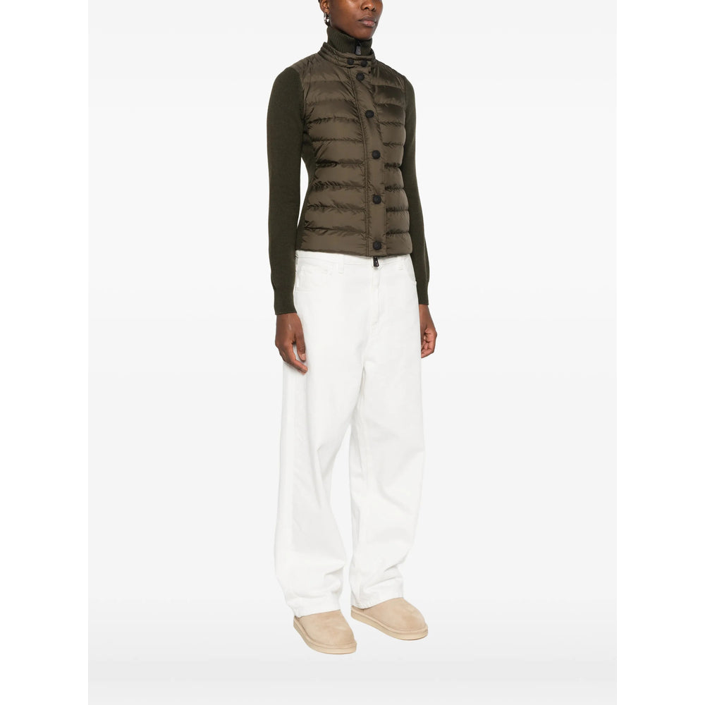 Moncler Grenoble Green Jackets - Puffer Jackets Women MONCLER GRENOBLE