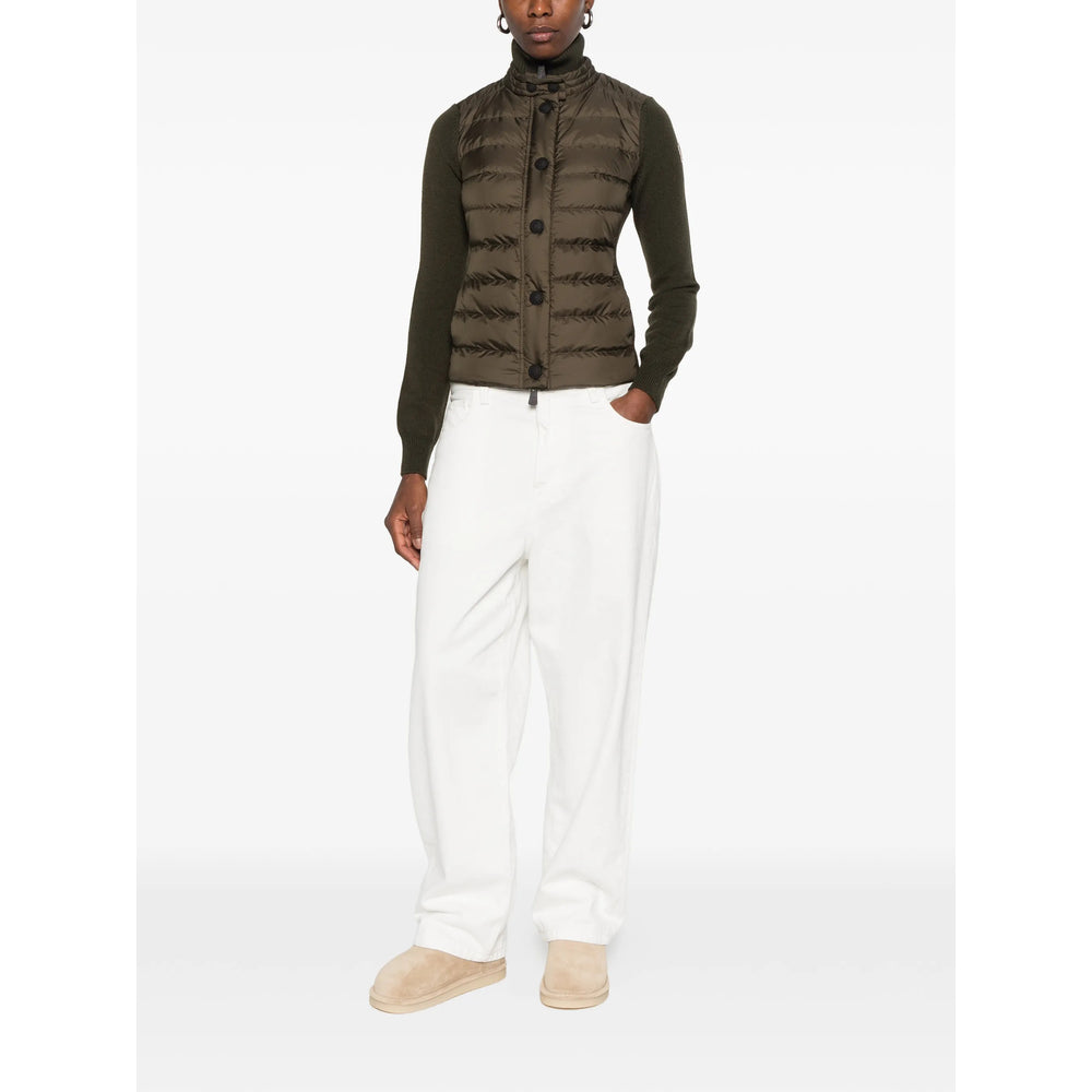 Moncler Grenoble Green Jackets - Puffer Jackets Women MONCLER GRENOBLE