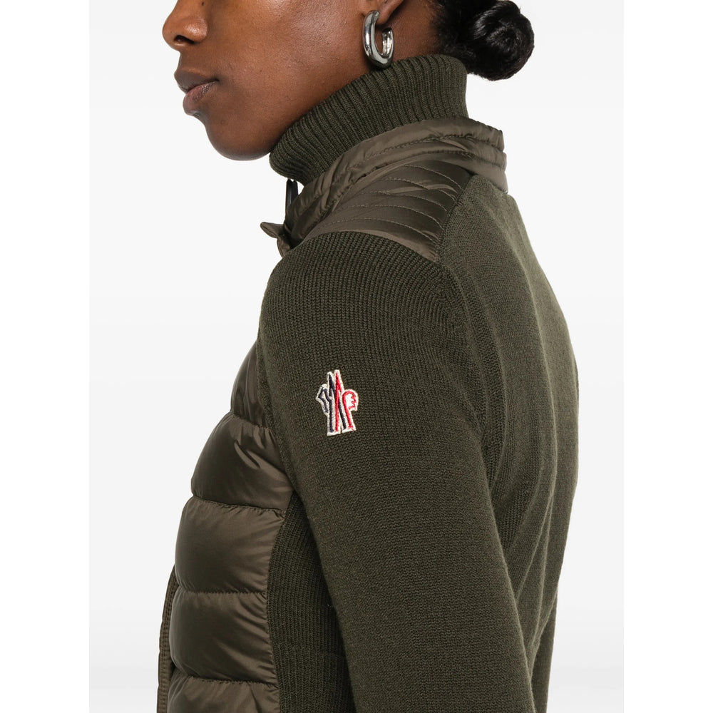 Moncler Grenoble Green Jackets - Puffer Jackets Women MONCLER GRENOBLE