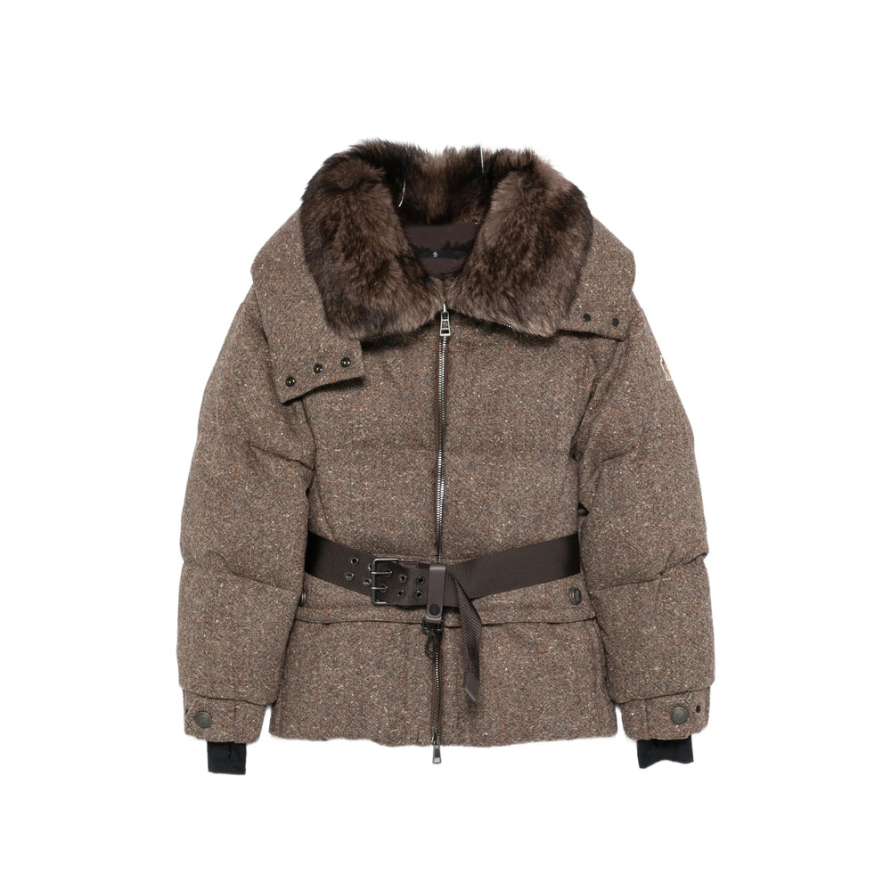 Moncler Grenoble Brown Jackets - Puffer Jackets Women MONCLER GRENOBLE