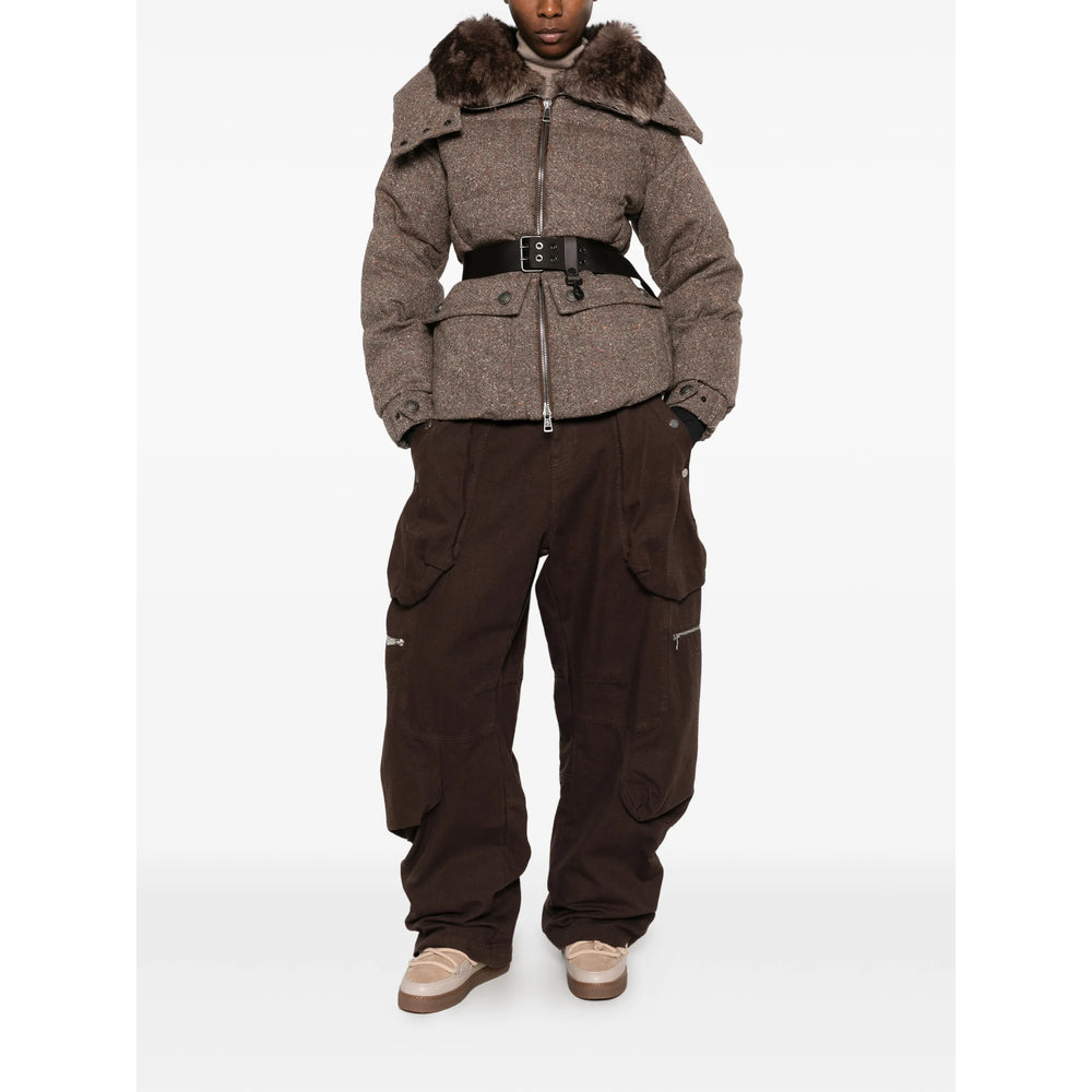 Moncler Grenoble Brown Jackets - Puffer Jackets Women MONCLER GRENOBLE
