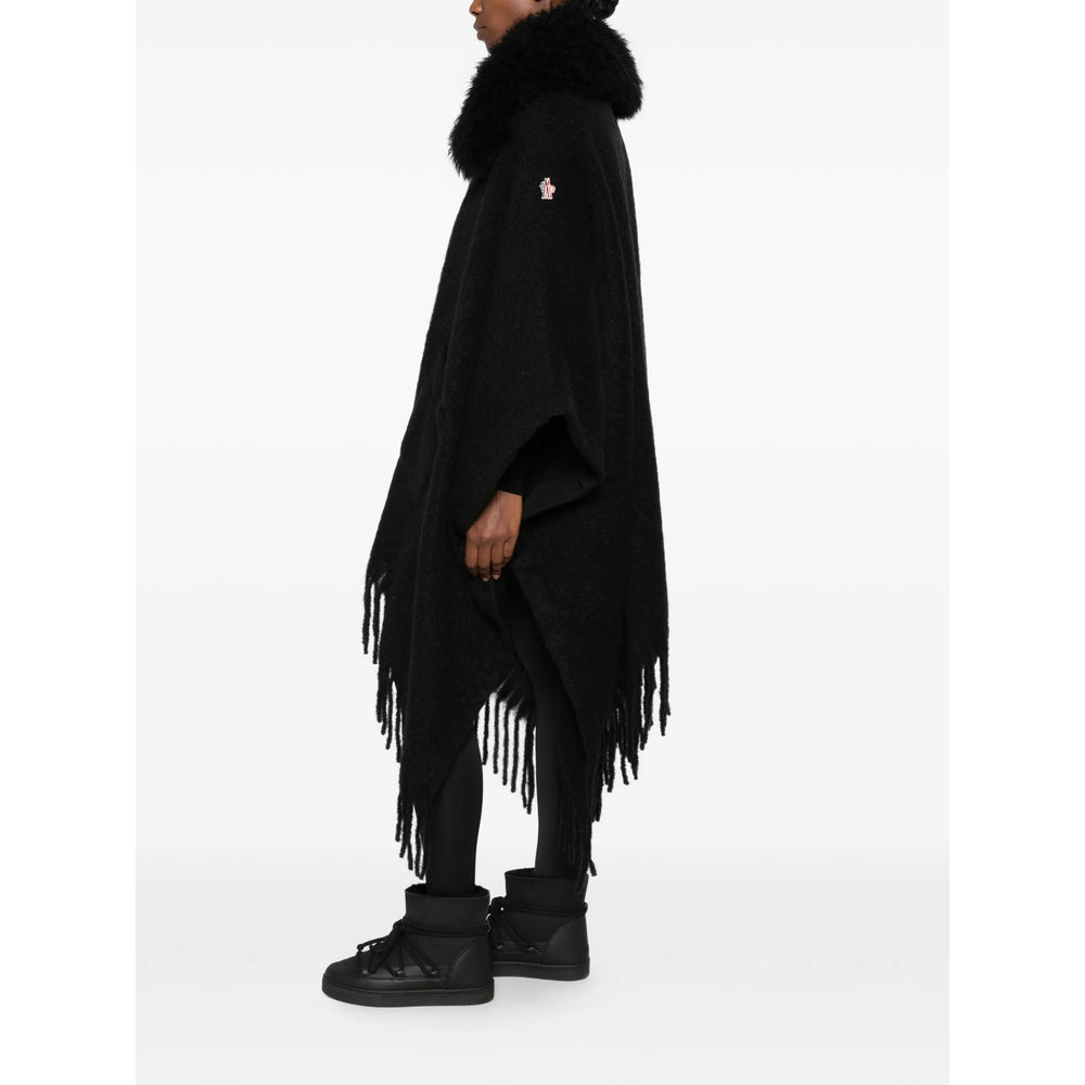 Moncler Grenoble Black Coats - Capes Women MONCLER GRENOBLE