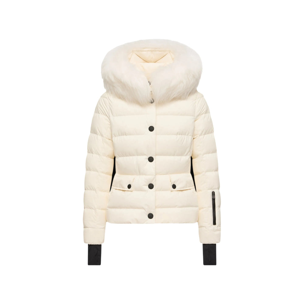 Moncler Grenoble White Skiwear - Ski Jackets Women MONCLER GRENOBLE