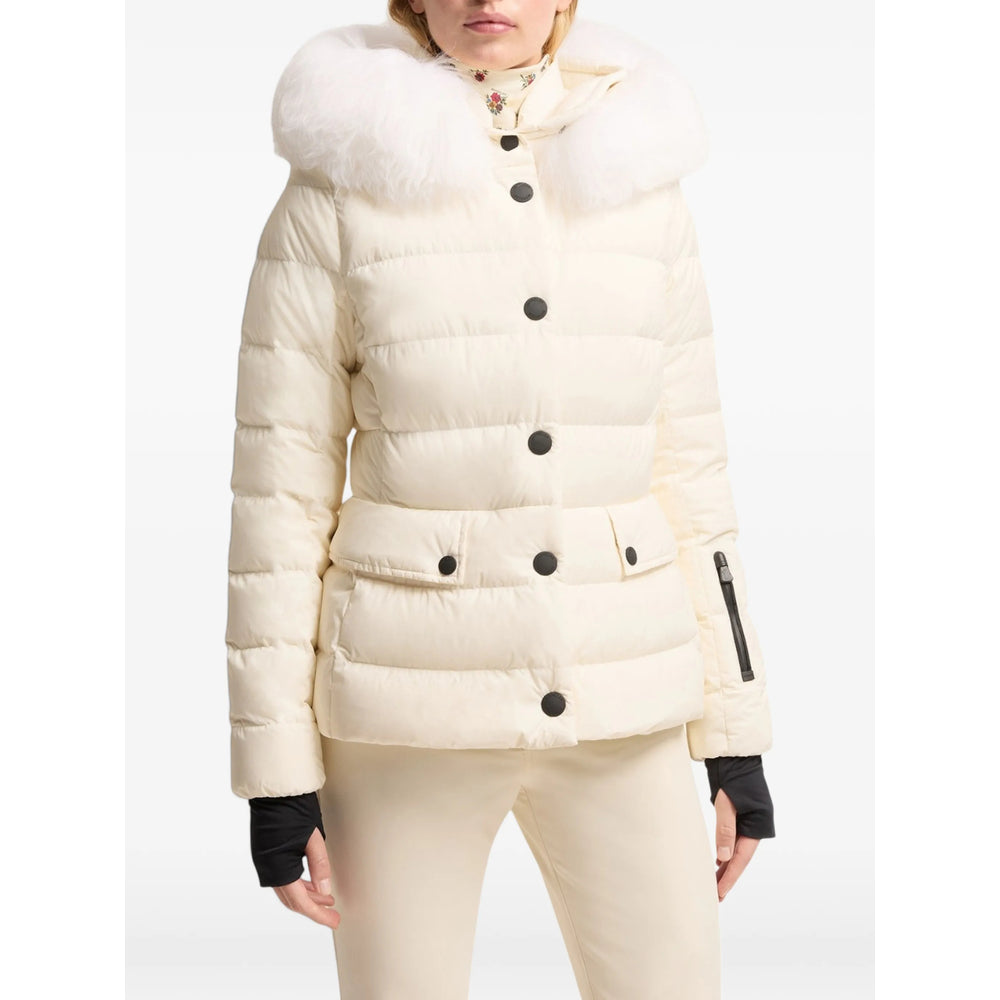 Moncler Grenoble White Skiwear - Ski Jackets Women MONCLER GRENOBLE