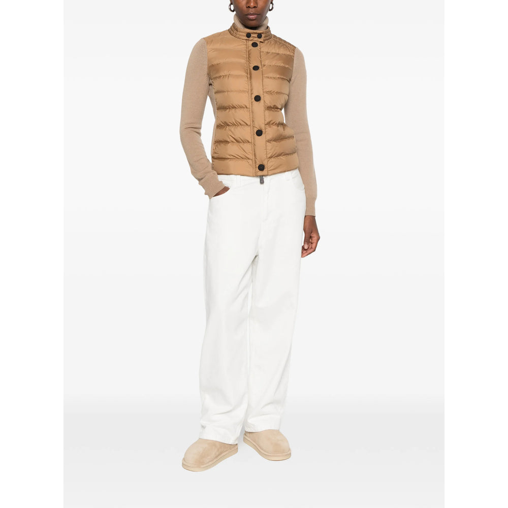 Moncler Grenoble Neutrals Jackets - Puffer Jackets Women MONCLER GRENOBLE