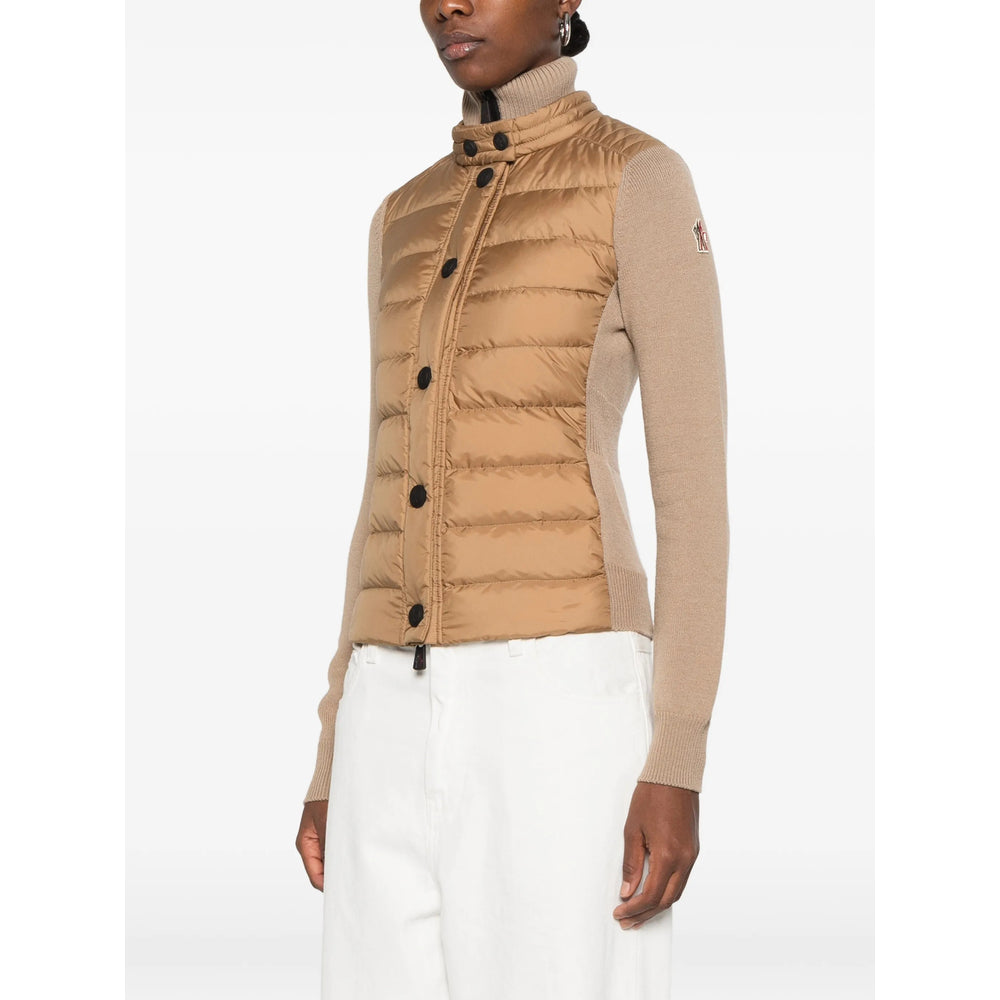 Moncler Grenoble Neutrals Jackets - Puffer Jackets Women MONCLER GRENOBLE