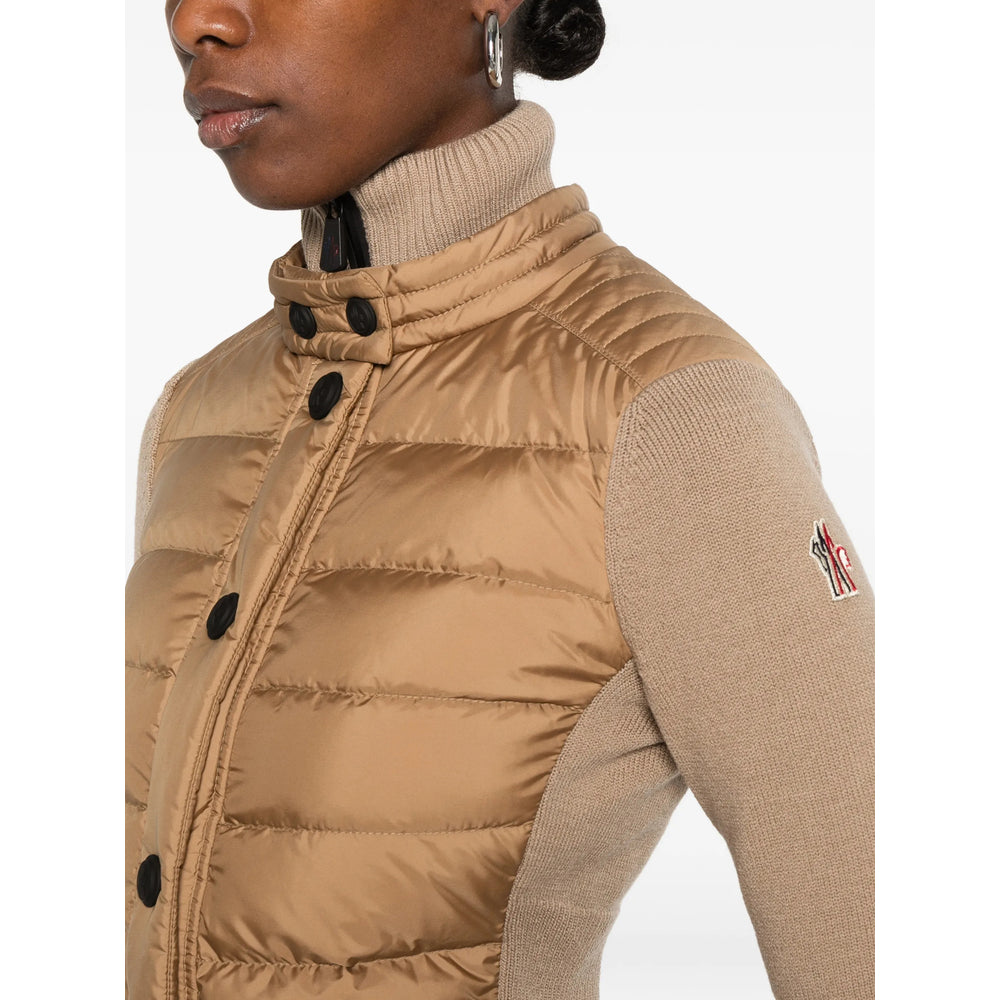 Moncler Grenoble Neutrals Jackets - Puffer Jackets Women MONCLER GRENOBLE