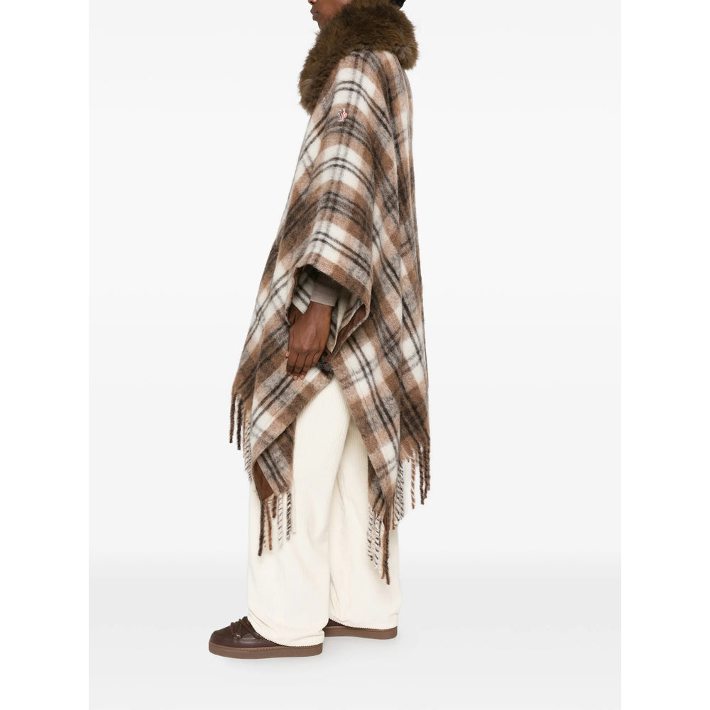 Moncler Grenoble Brown Jackets - Faux Fur & Shearling Jackets Women MONCLER GRENOBLE