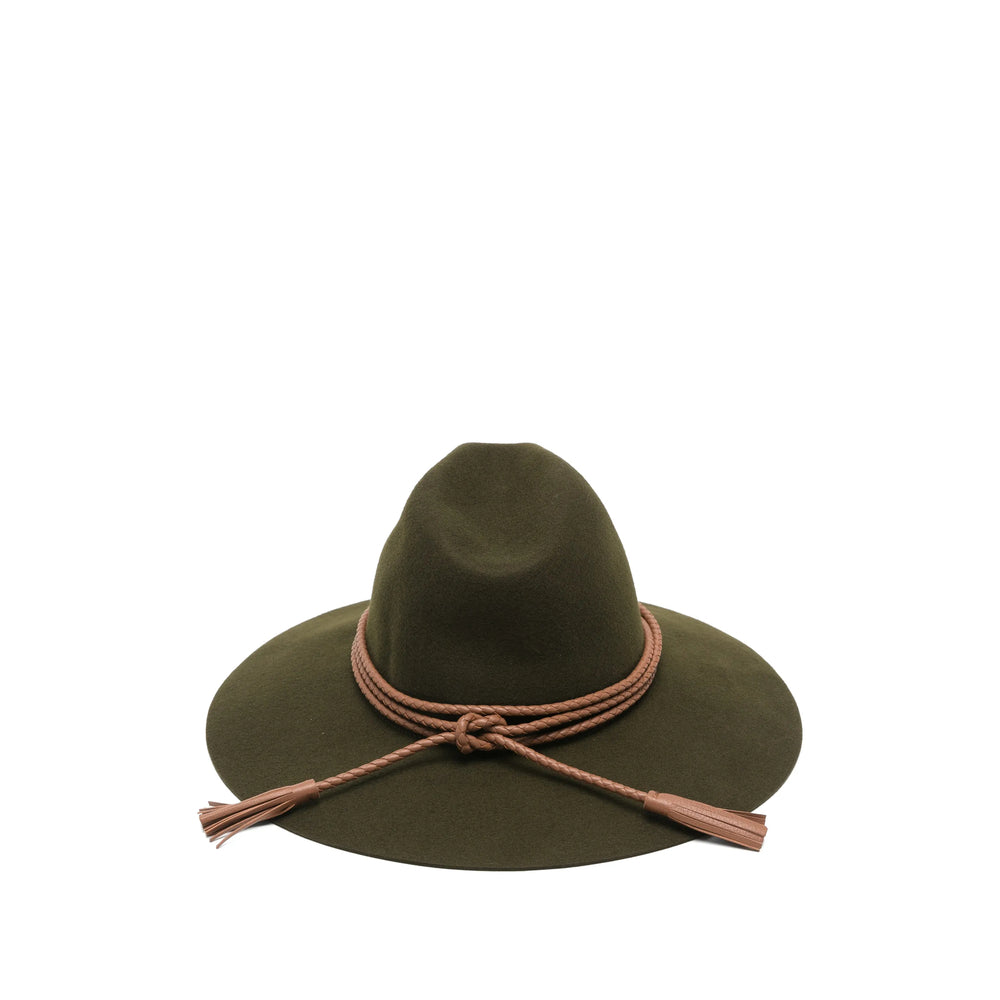 Moncler Grenoble Green Hats Women MONCLER GRENOBLE