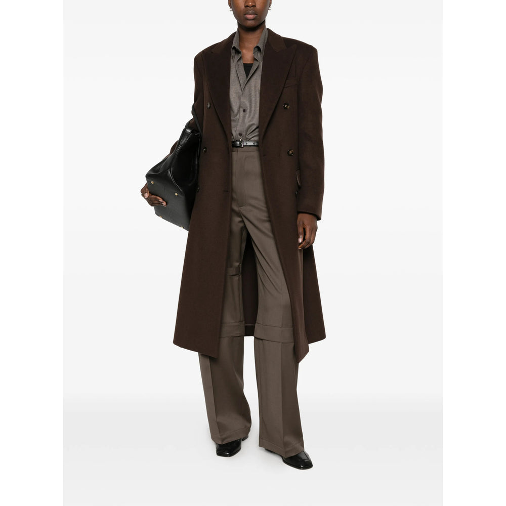 Stella Mccartney Brown Coats - Double Breasted & Peacoats Women STELLA MCCARTNEY