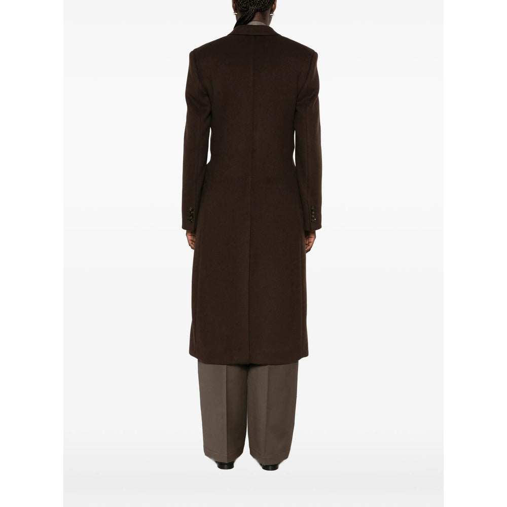 Stella Mccartney Brown Coats - Double Breasted & Peacoats Women STELLA MCCARTNEY