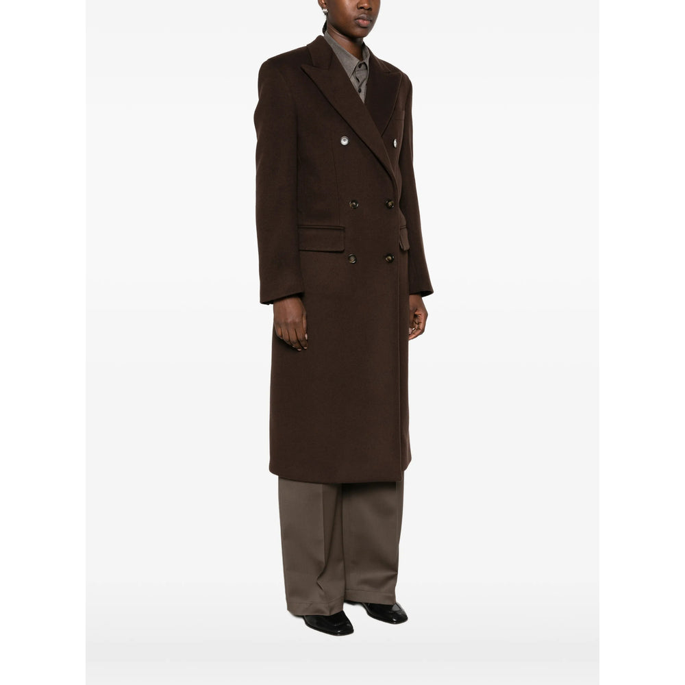 Stella Mccartney Brown Coats - Double Breasted & Peacoats Women STELLA MCCARTNEY